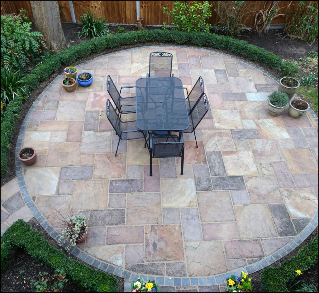 Circular Paver Patio